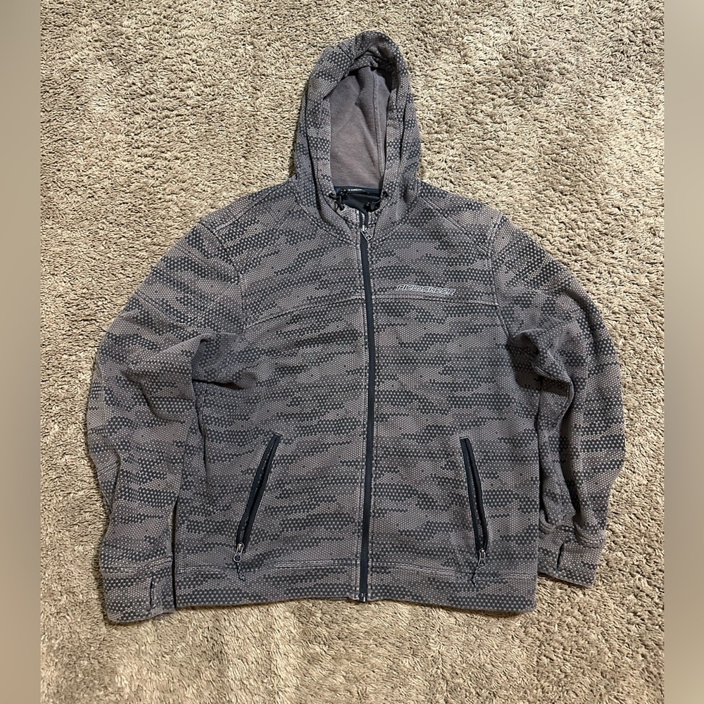 Vintage Fieldsheer Cartel Kevlar “triple grey” hoodie 00s size large
